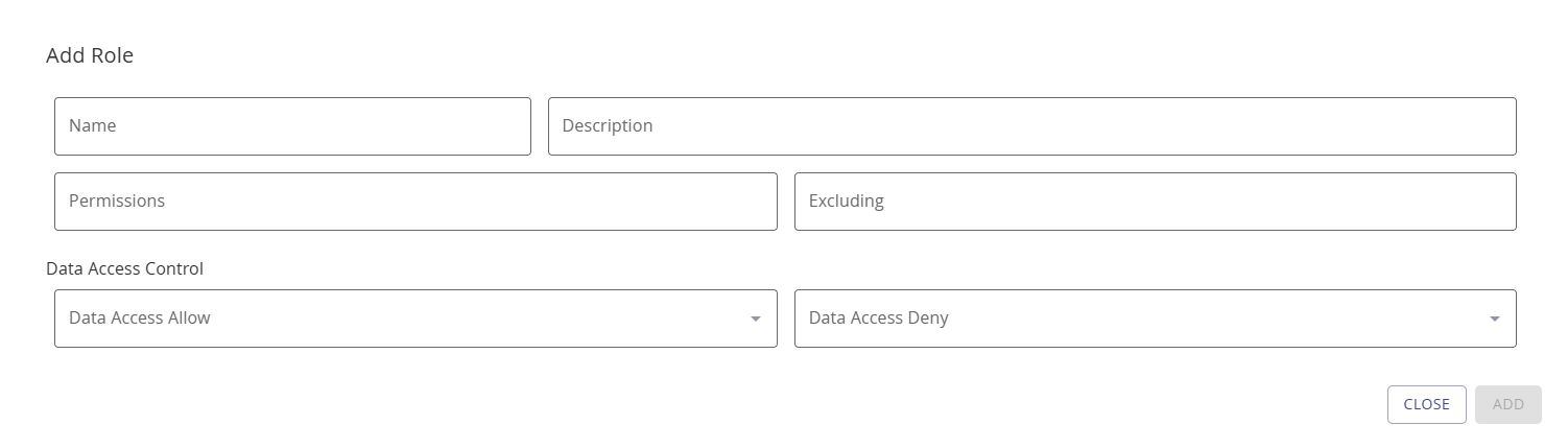 RB-DAC Modal zum Hinzufügen einer Rolle