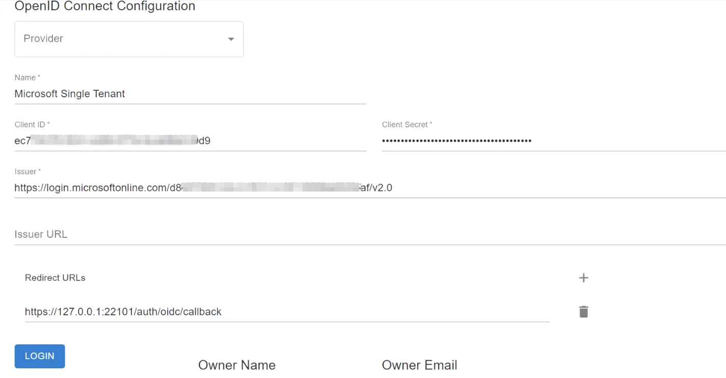 Filled out bootstrap page