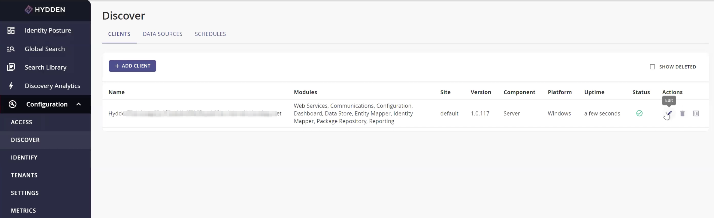 Server-Client Standard-Konfiguration