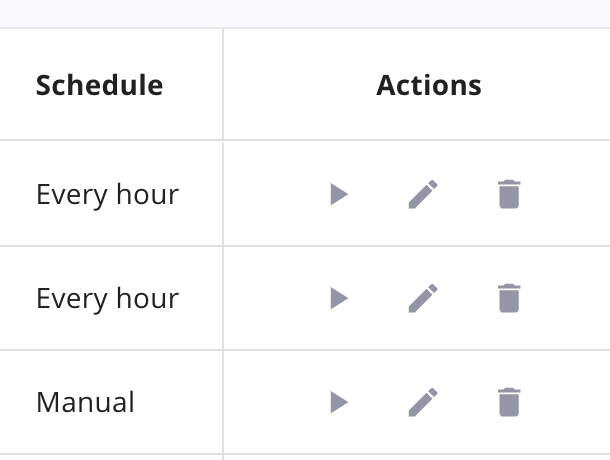 Aktions-Beispiel im Tabellengitter